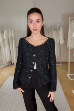 Chanel Bouclé-Jacke